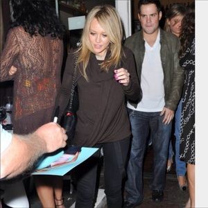 ISO theory wrap neck scarf wrap cashmere sweater - any color